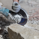 cutting flagstone