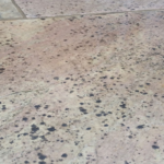 Black spots on patio