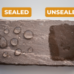 Patio Sealer - sealed vs unsealed stone